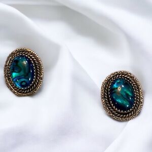 Vintage Navajo Abalone Earrings